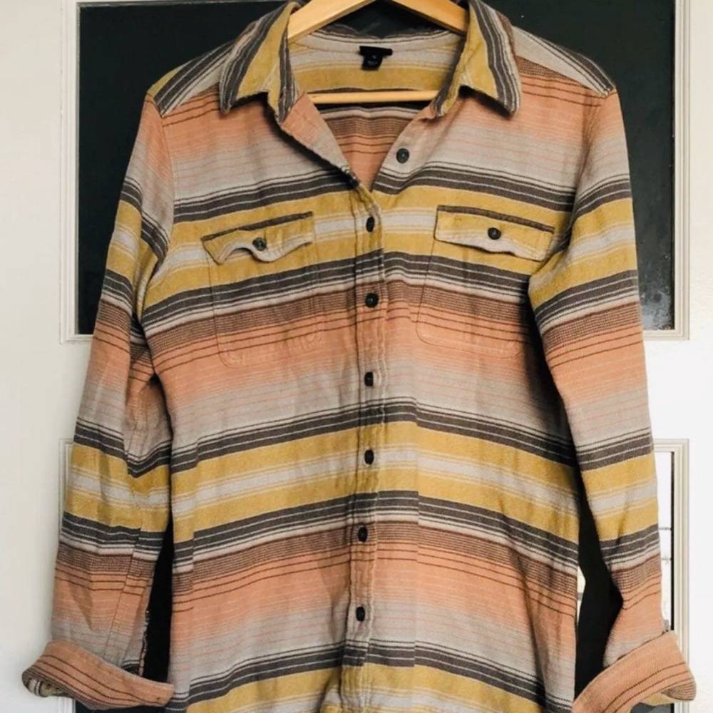 Striped women’s button down